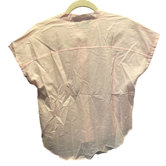 The North Face Desercana Top Lightweight Cotton Blouse Button Pink Salt Size M - Picture 14 of 14